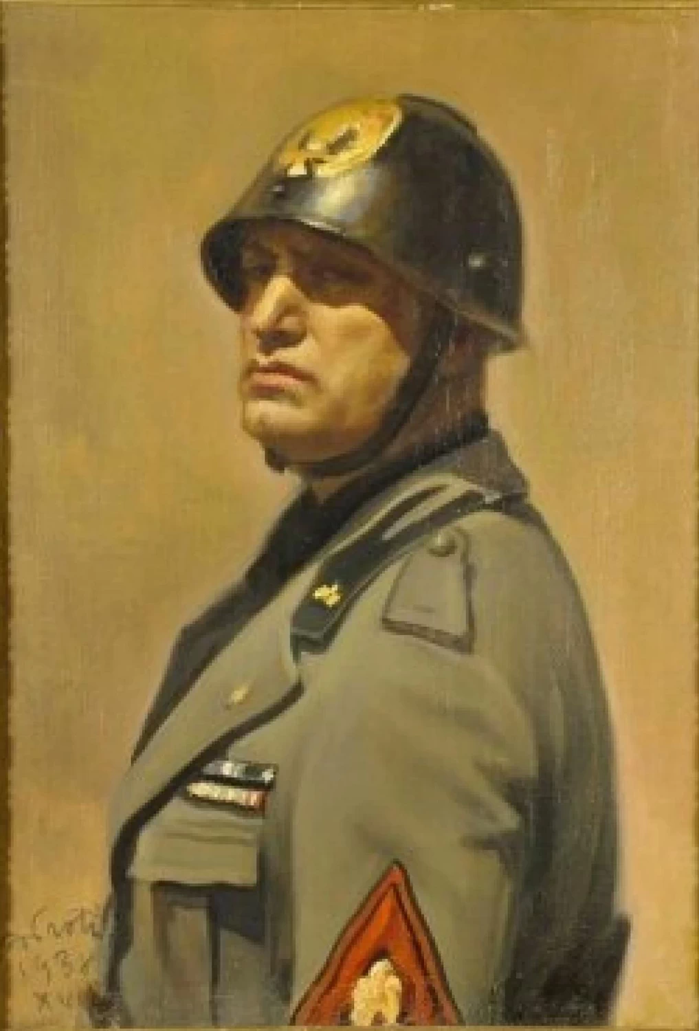 Ritratto di Benito Mussolini, 1938 - Collezioni Fondazione CaRisBo